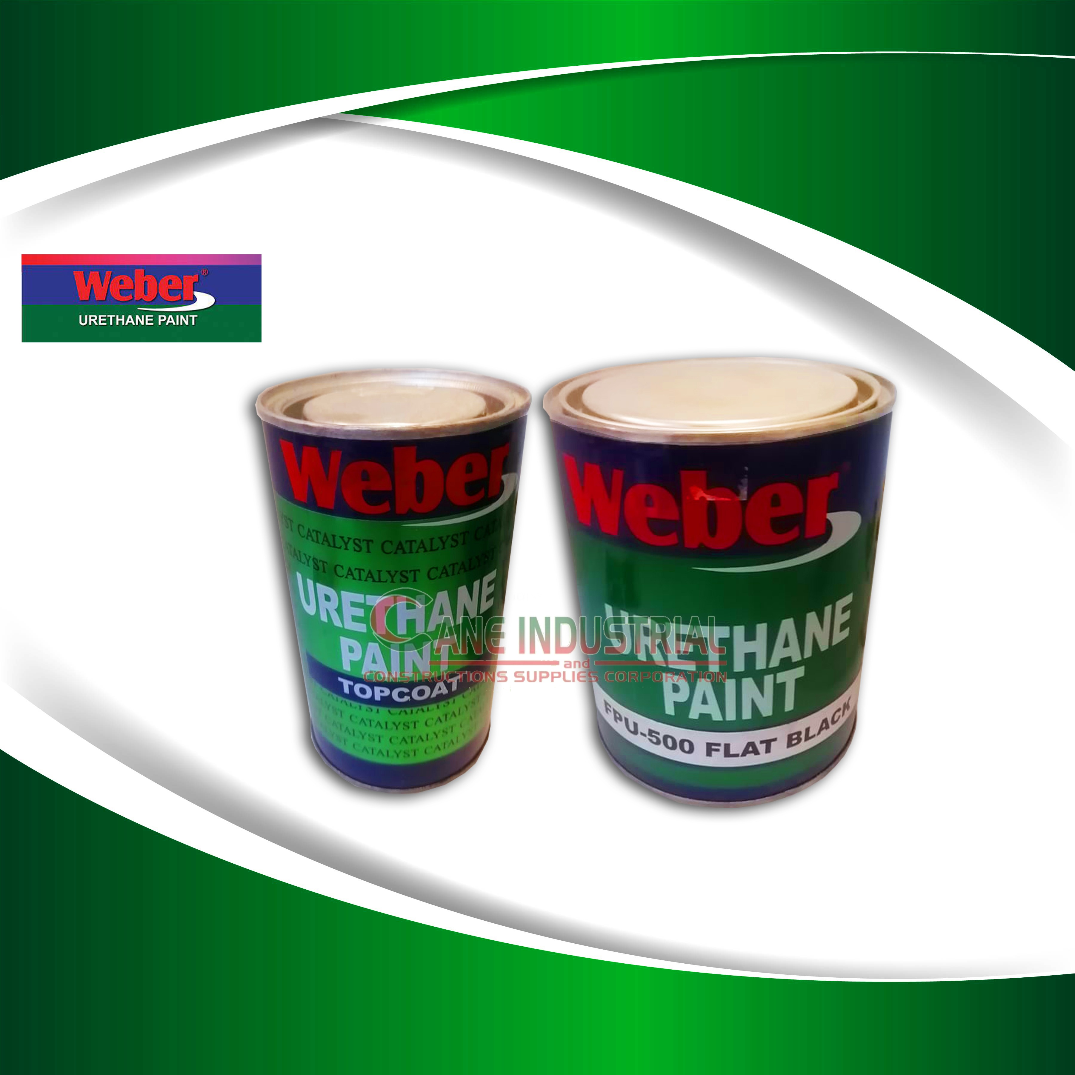 Weber Urethane Topcoat Flat Black W Catalyst Topcoat Lazada Ph