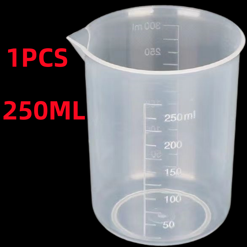 20 30 50ml 250 500 1000ml Clear Plastic Graduated Measuring Cup For