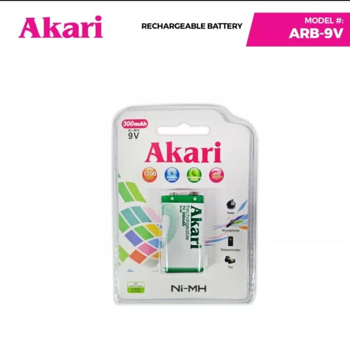 Akari Rechargeable Battery ARB 9V Lazada PH