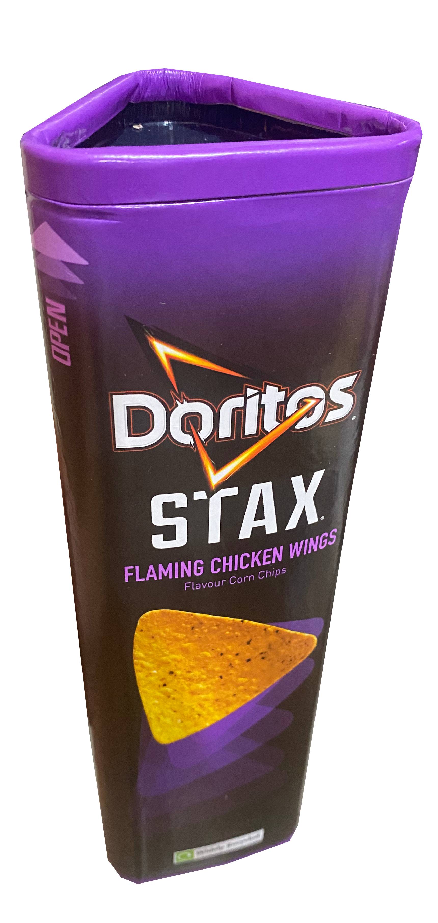 Doritos Stax Ultimate Cheese Sour Cream Onion Flaming Chicken Wings