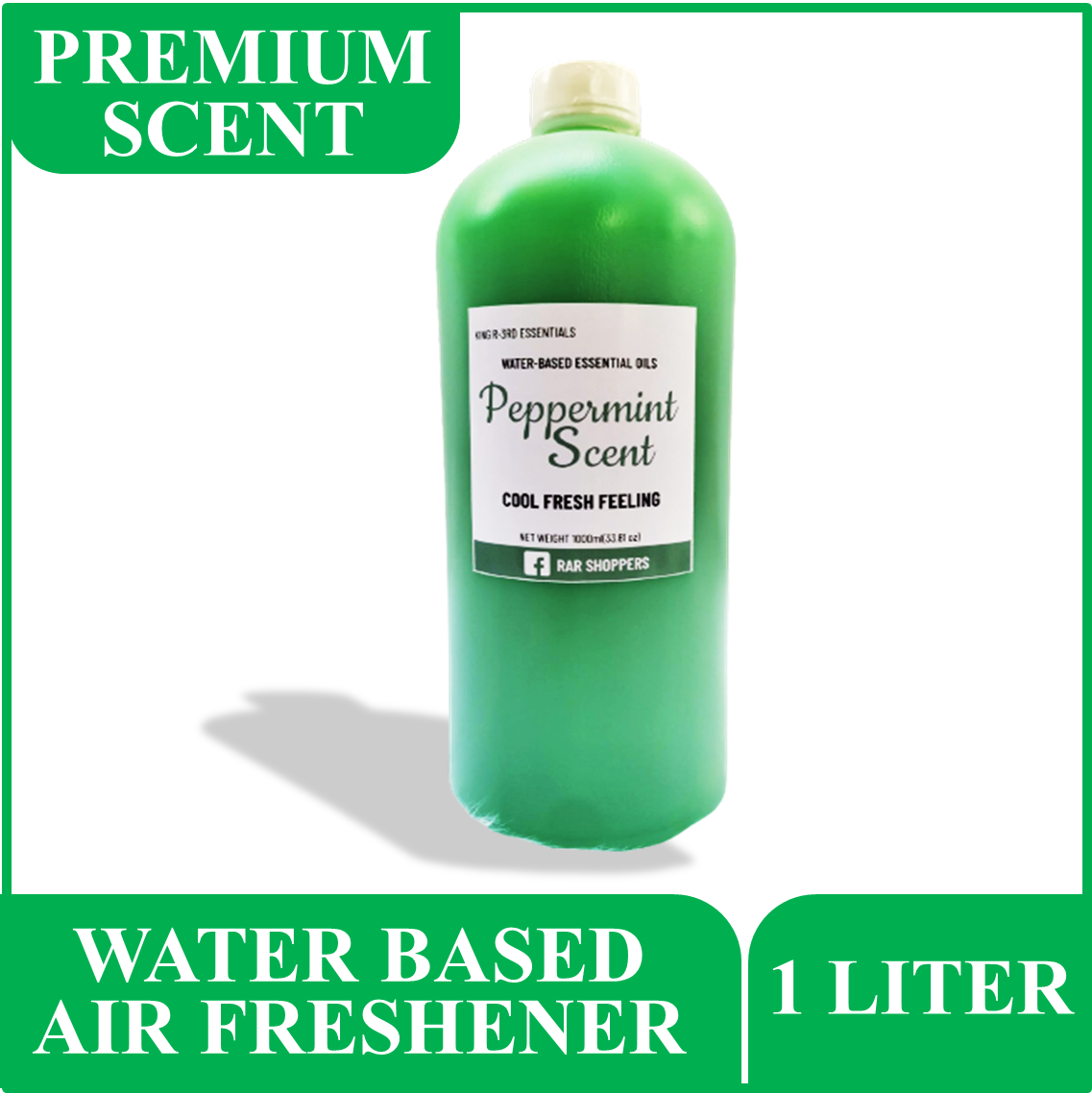 Water Based Essential Oil Air Freshener Peppermint Premium Scent