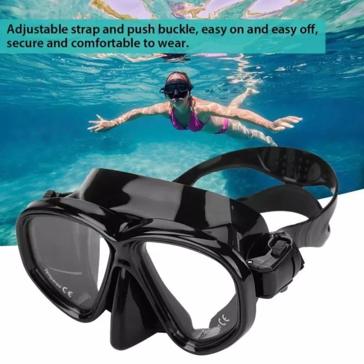 Professional Snorkeling Set Anti Fog Silicone Tempered Glass Diving