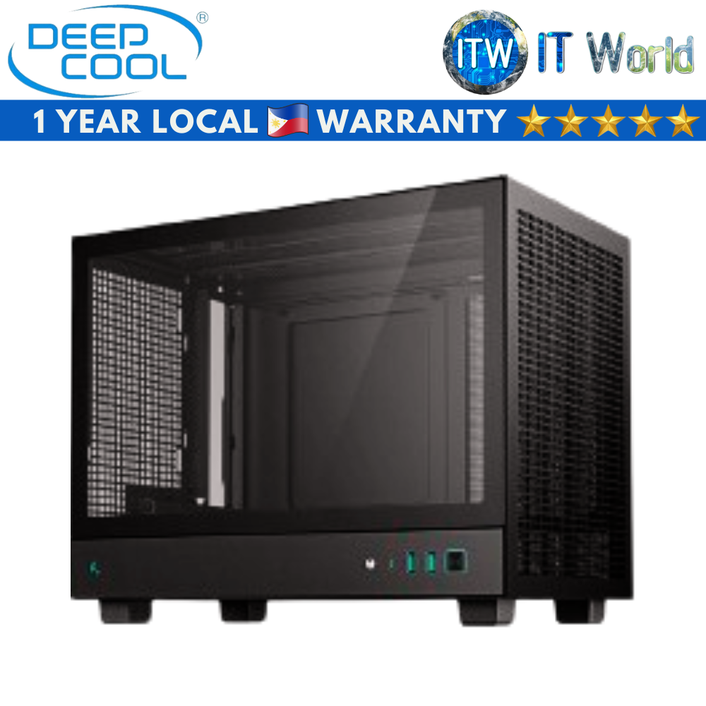 Itw Deepcool Computer PC Case CH160 Portable High Airflow Mini ITX