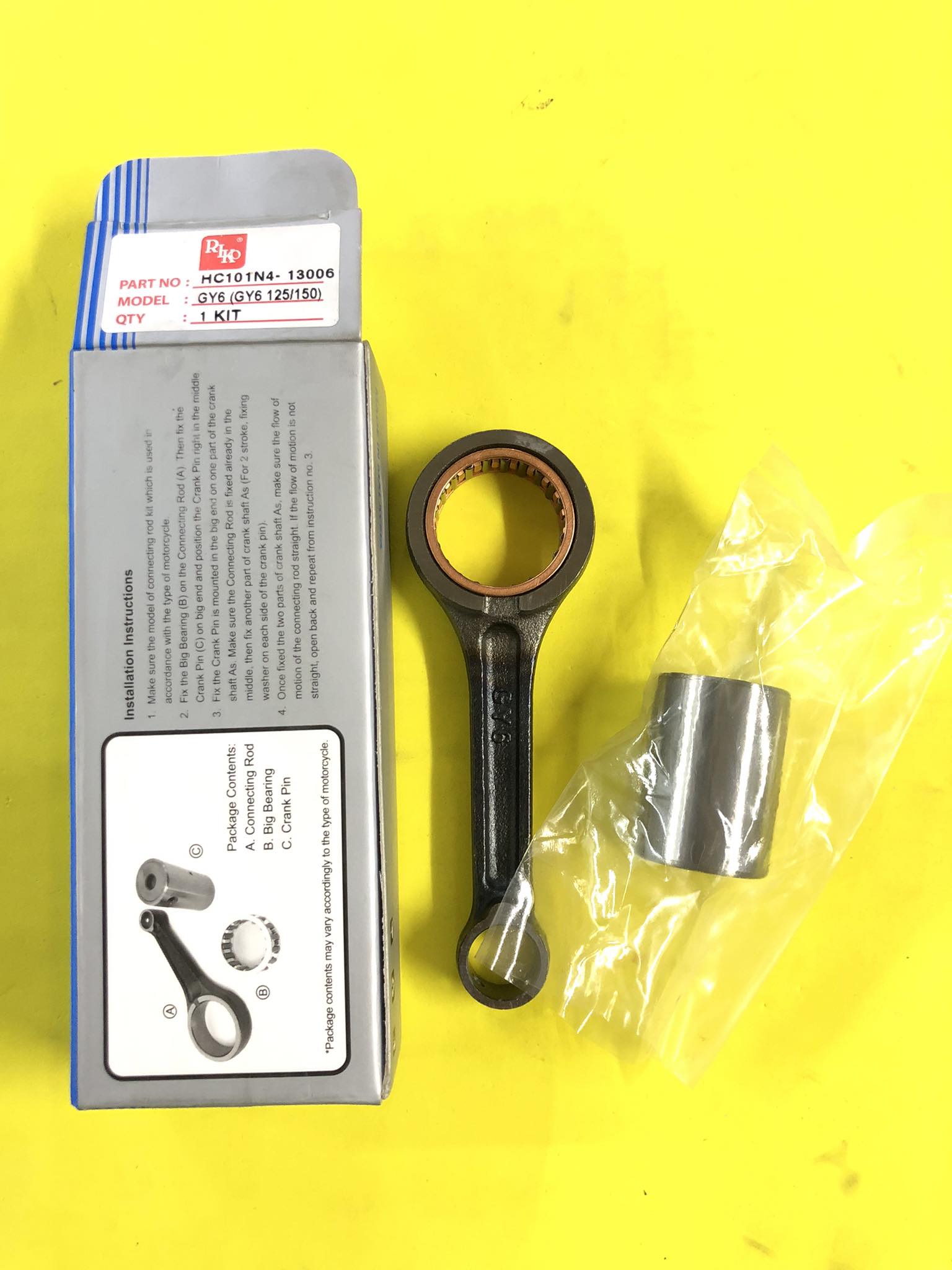 RIKO CONNECTING ROD For GY6 125 150 Lazada PH