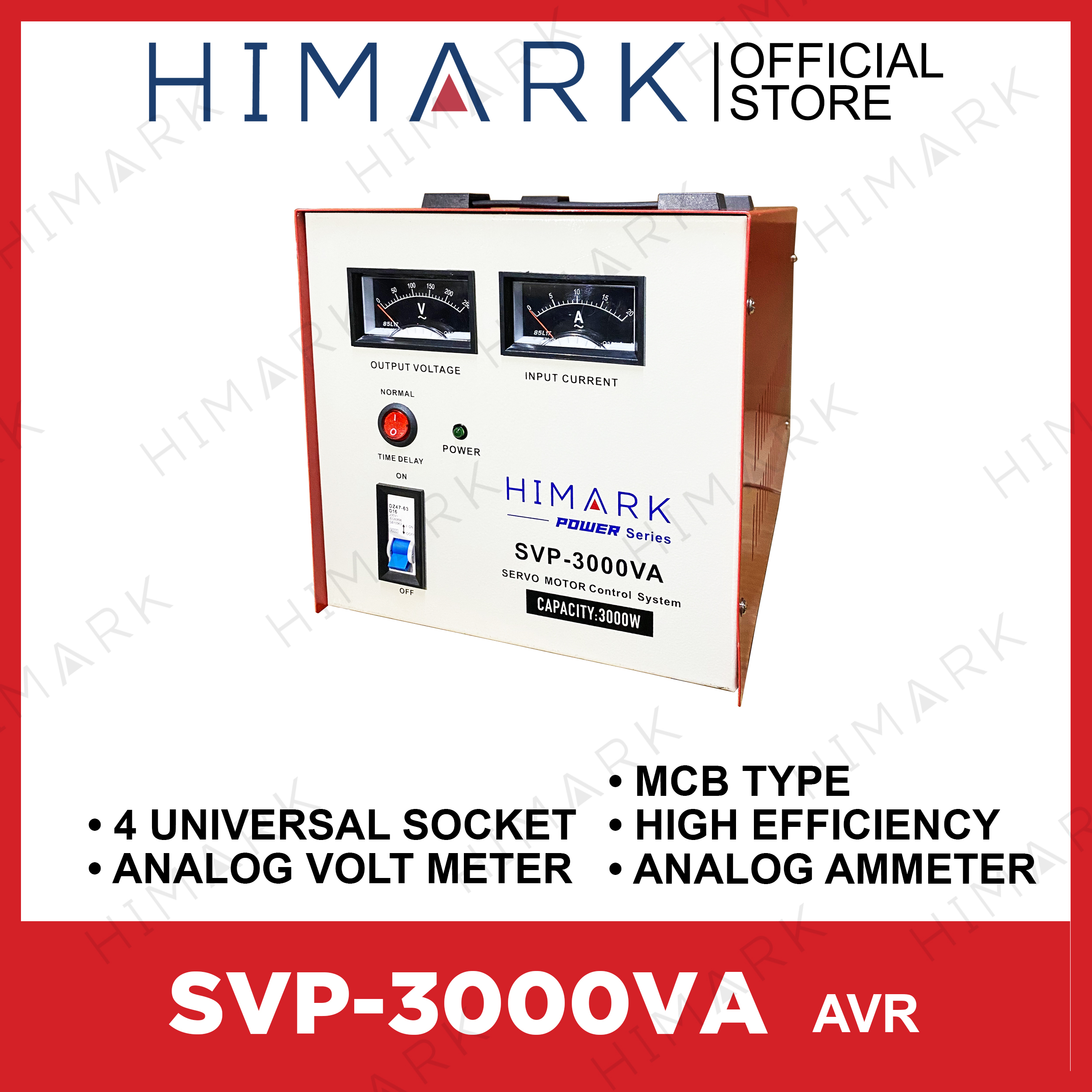 HIMARK AUTOMATIC VOLTAGE REGULATOR AVR SVP 3000 VA Lazada PH