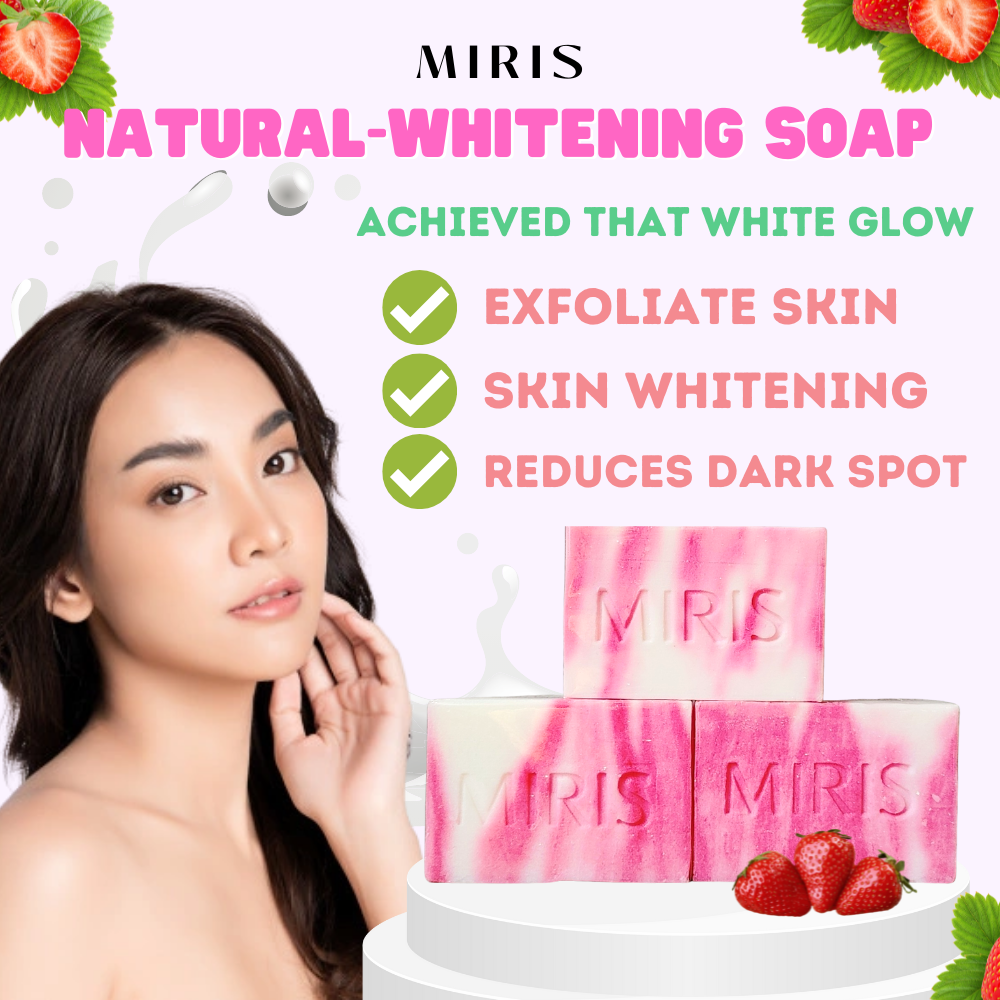 MIRIS Gluta Berry Bleaching Soap A Natural Way To Go White And Firming