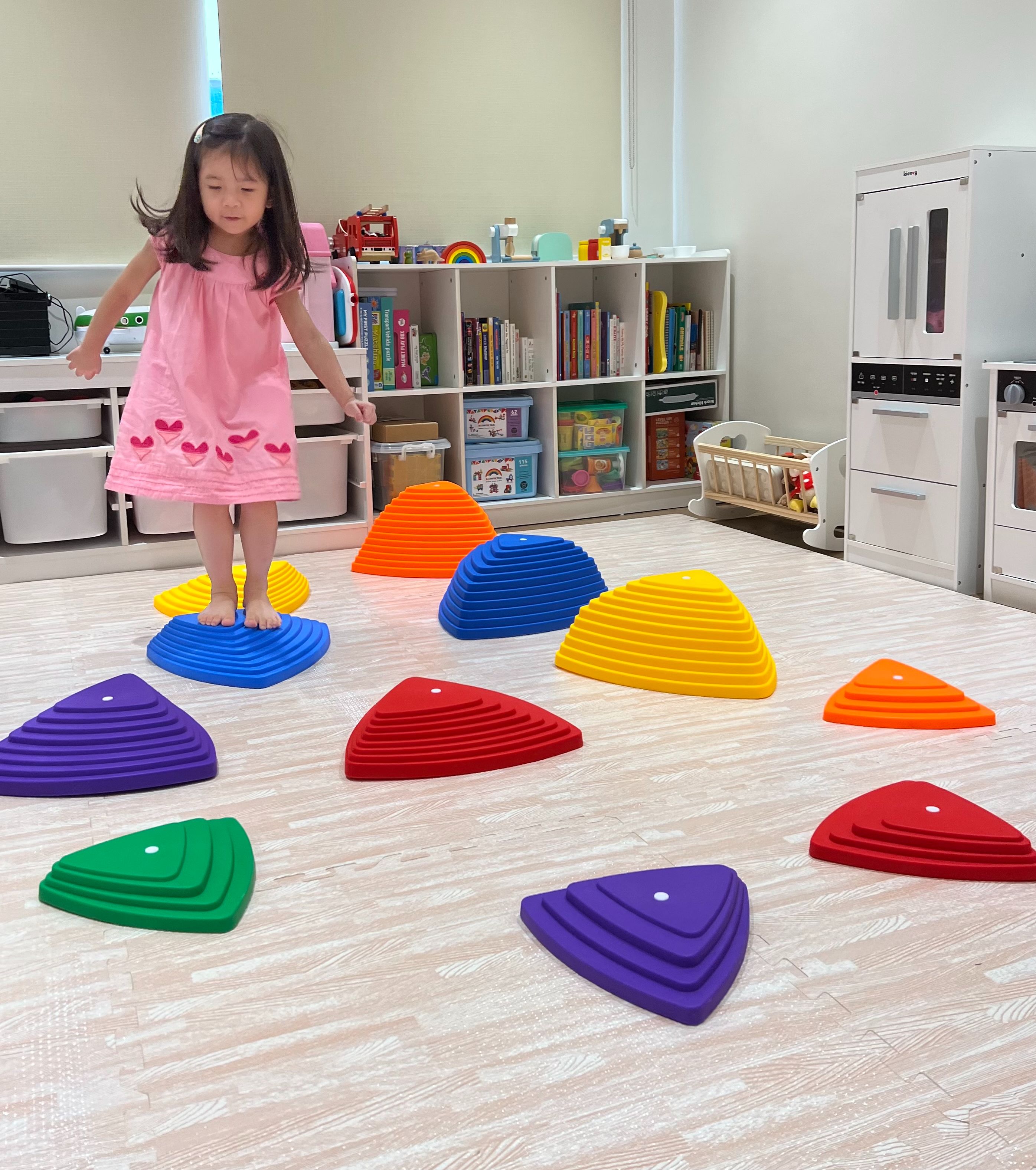 Balance Stepping Stone Pc Set Tactile Sensory Balance Obstacle