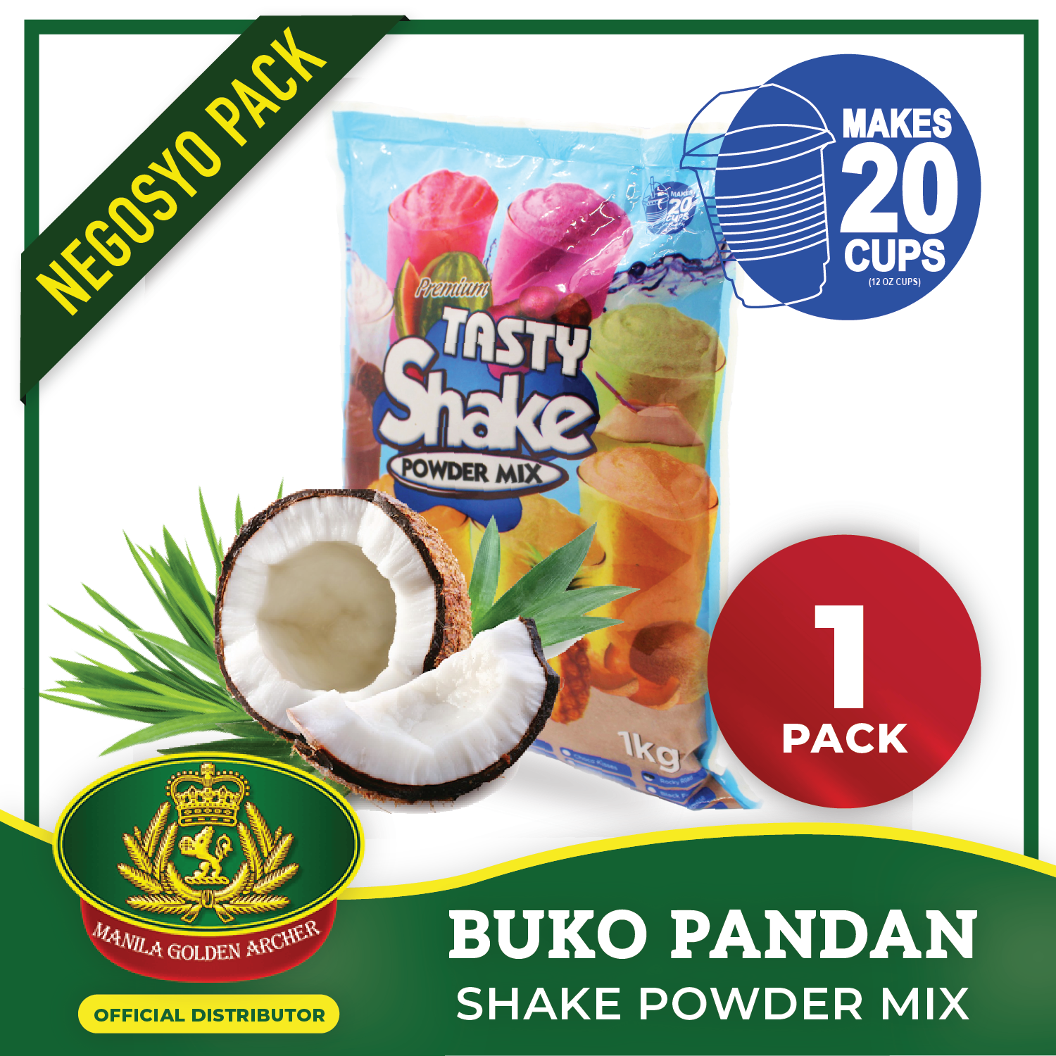 Tasty Shake Buko Pandan Kg Lazada Ph