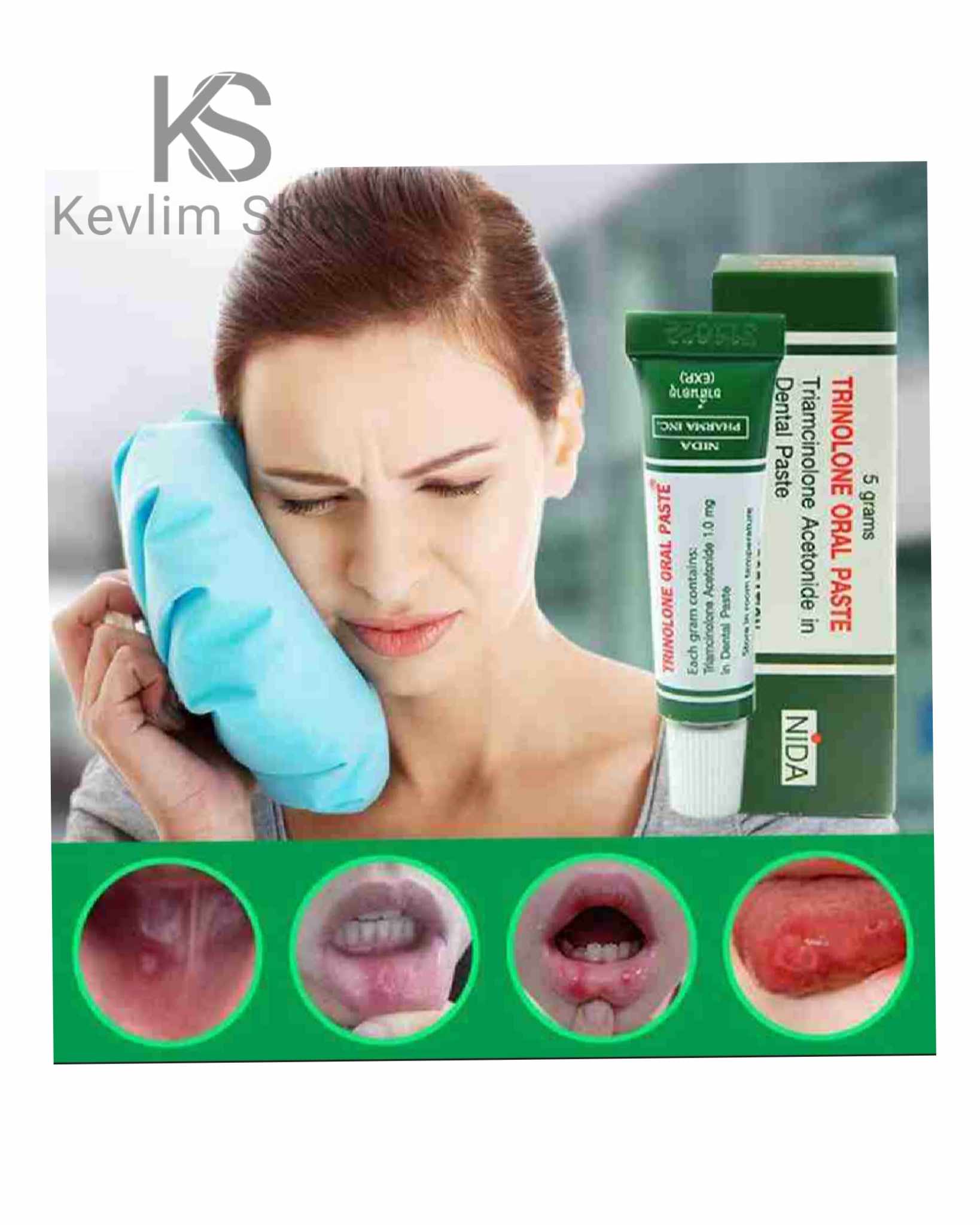 Elegant Jewels Thailand Oral Ulcer Cream Oral Inflammation Toothache