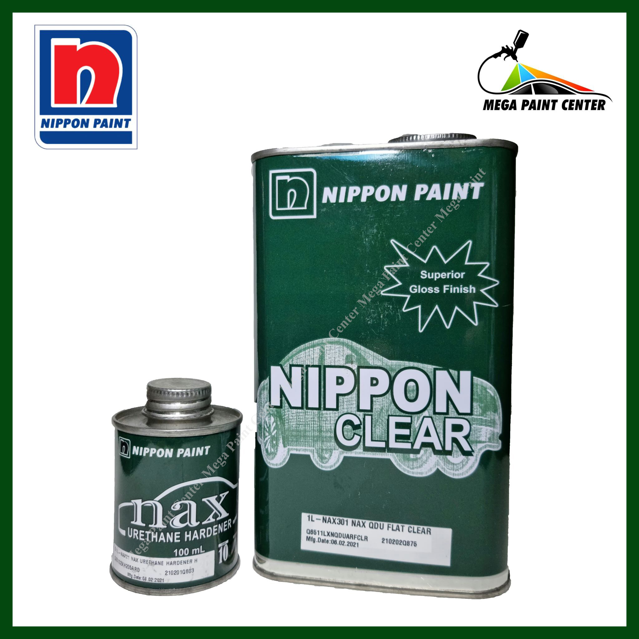 Nippon Nax Qdu Flat Clear Top Coat With Hardener L Nax Lazada Ph