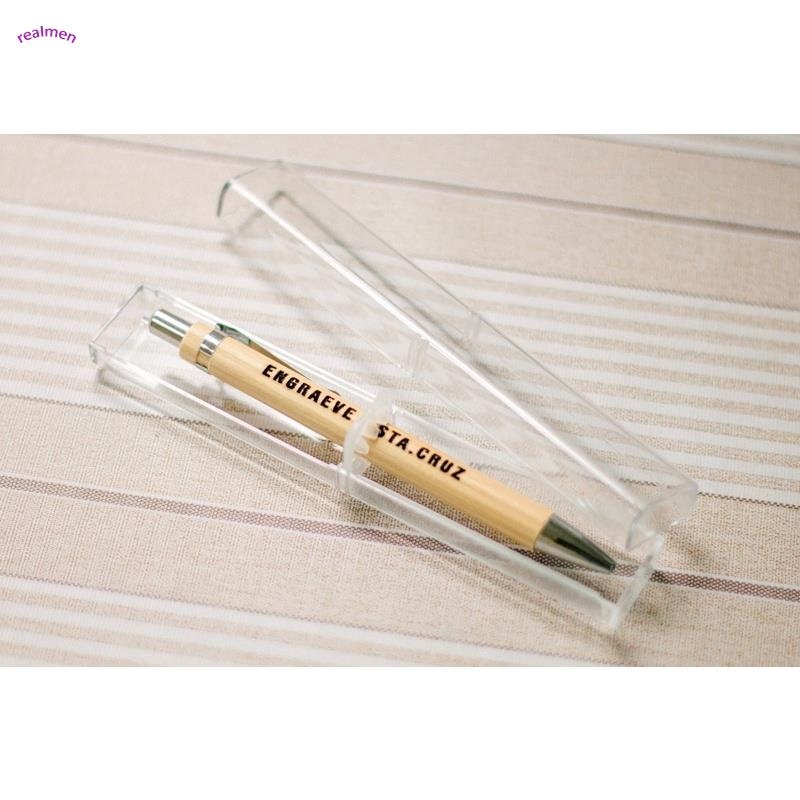 Personalized Bamboo Pen With Acrylic Case Lazada PH