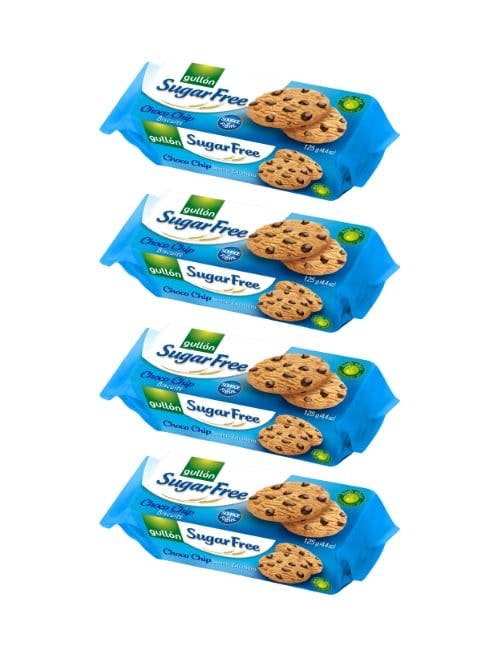 Promo Gullon Chocolate Chip Biscuits Sugar Free Bundle Pack