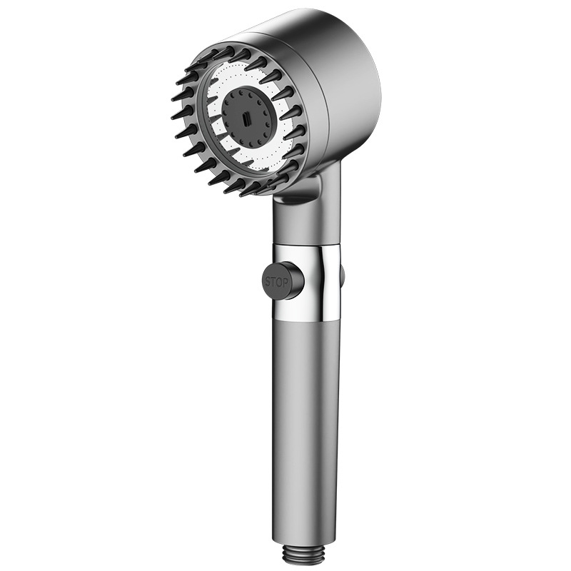 High Pressure Shower One Click Water Stop Handheld Shower Head 3 Mode