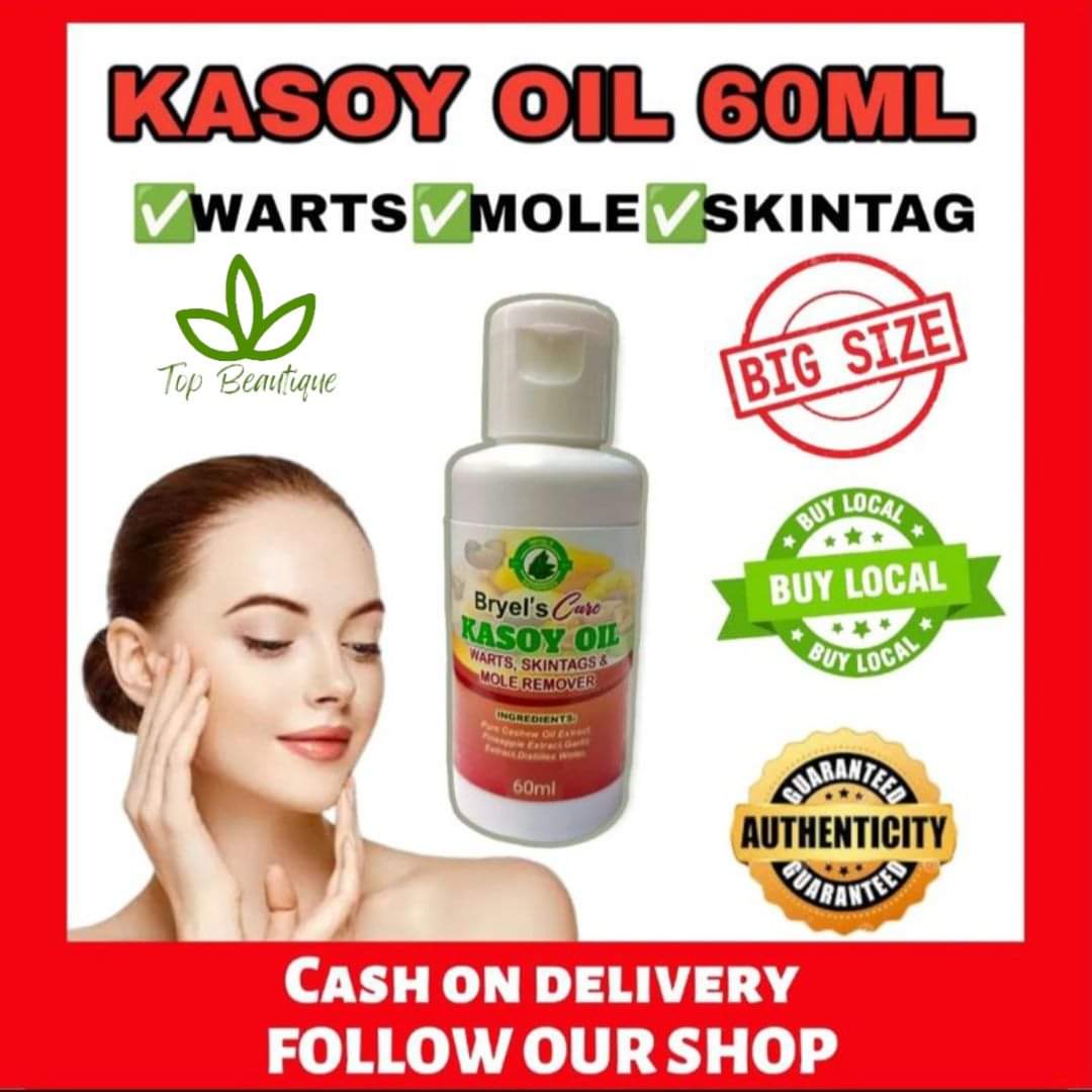 60ML WART REMOVER Pure Organic Authentic Kasoy Oil Warts Remover