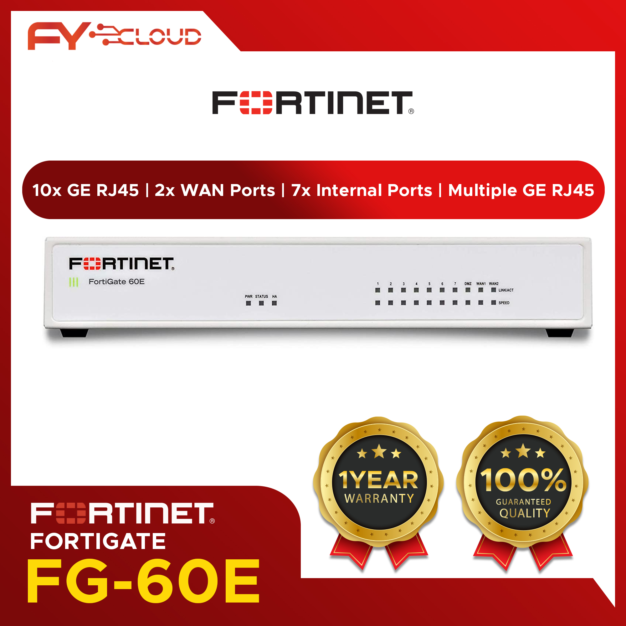 Fg E Fortinet Fortigate E X Ge Rj Ports Including X