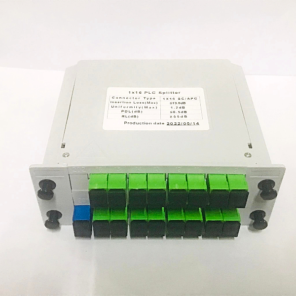 Allan FTTH 1 16 SCUPC Fiber Optic Splitter 1x16 Optical PLC Splitter