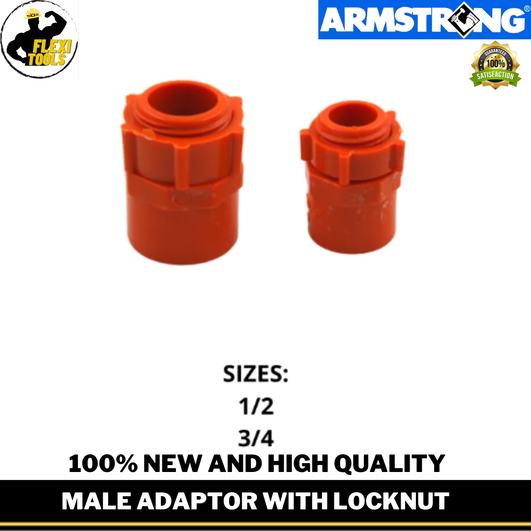 MALE ADAPTOR WITH LOCKNUT Lazada PH