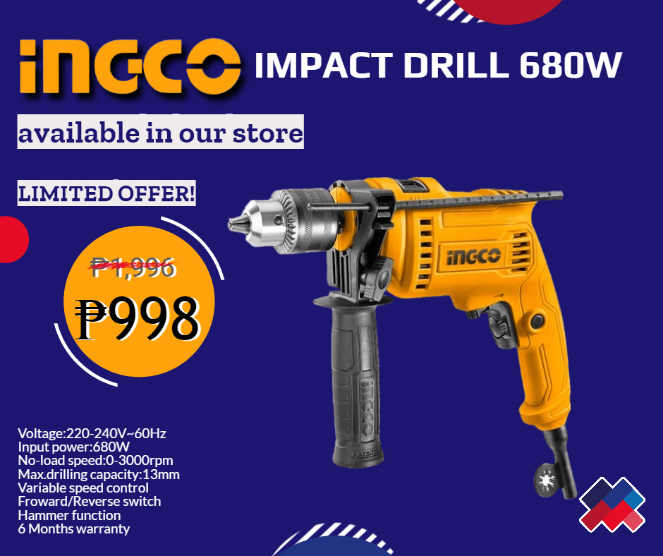 INGCO IMPACT DRILL 680W Lazada PH