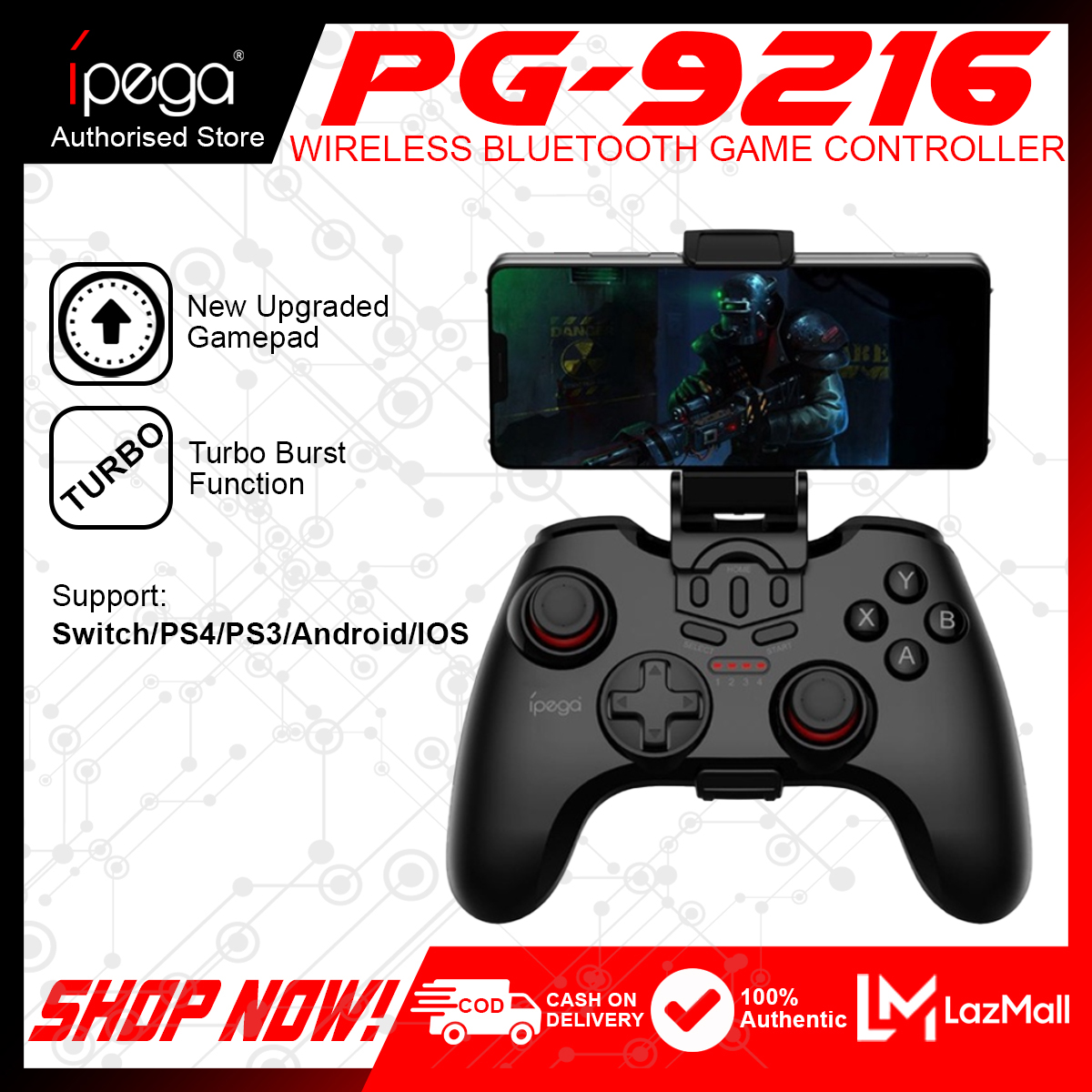 IPEGA PG 9216 PG 9097 Wireless Controller With Turbo Function