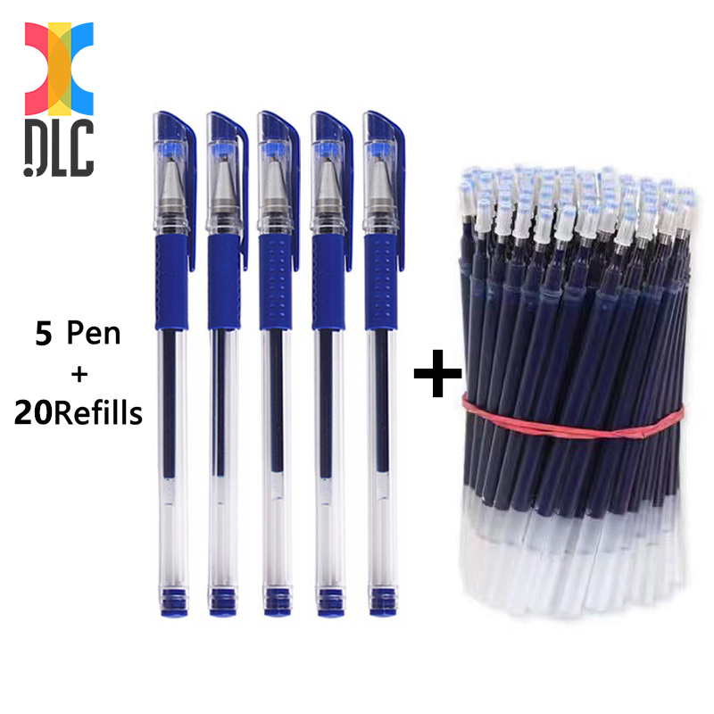 Pen Refill Ballpen Set Organizer Carbon Pen Gel Pen Black Mm