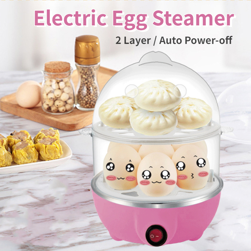 Ready Cod Dotto Layer Electric Egg Steamer Egg Boiler Siomai