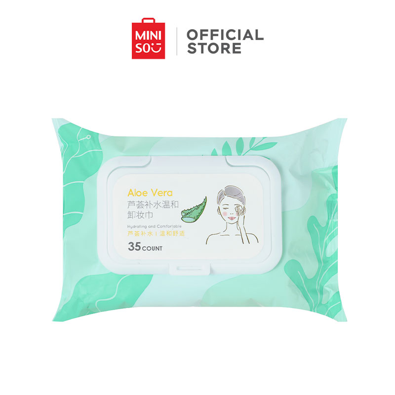 MINISO Aloe Vera Makeup Remover Wipes 35 Wipes Lazada PH