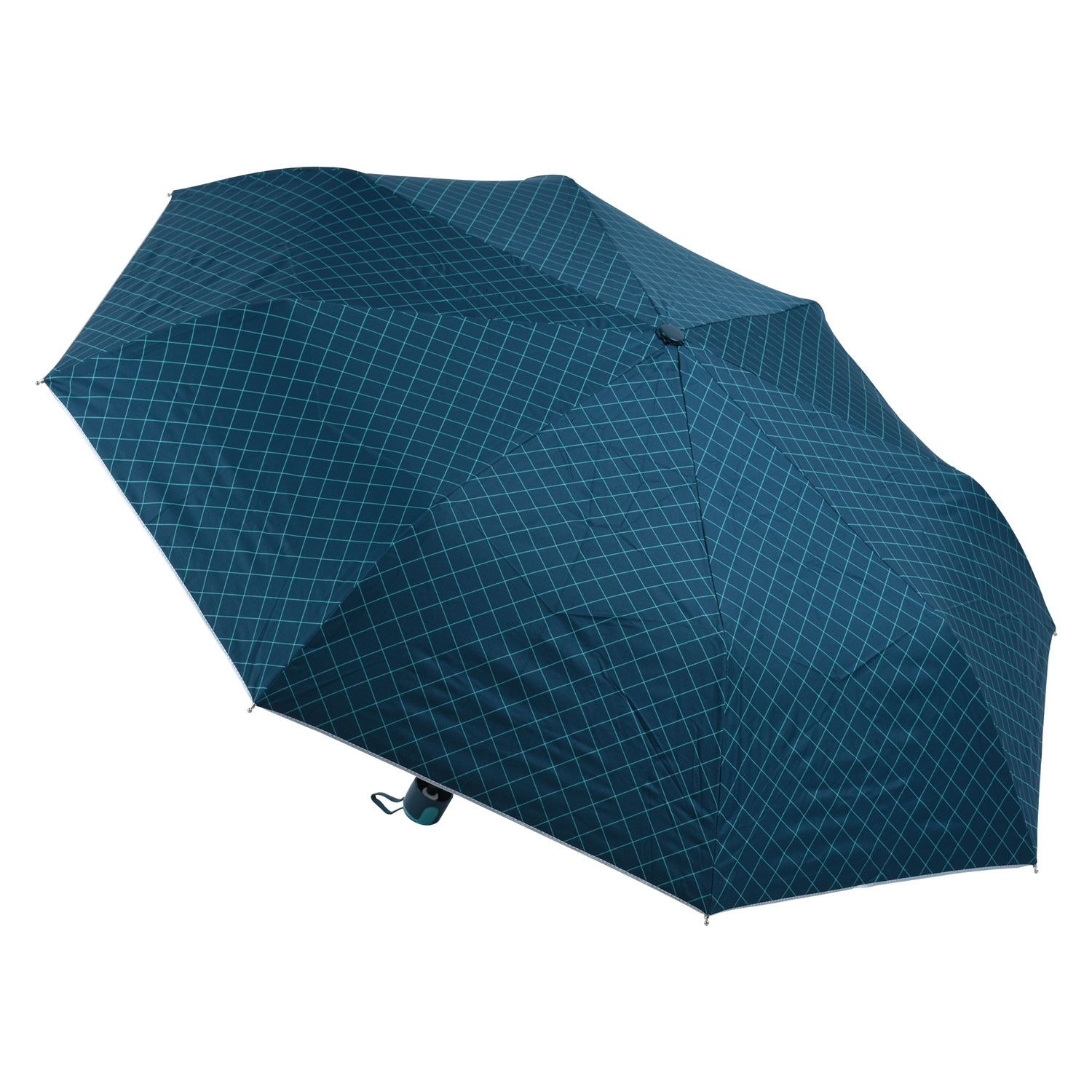 Fibrella Uv Block Plus Manual Umbrella F Pane Pattern Green