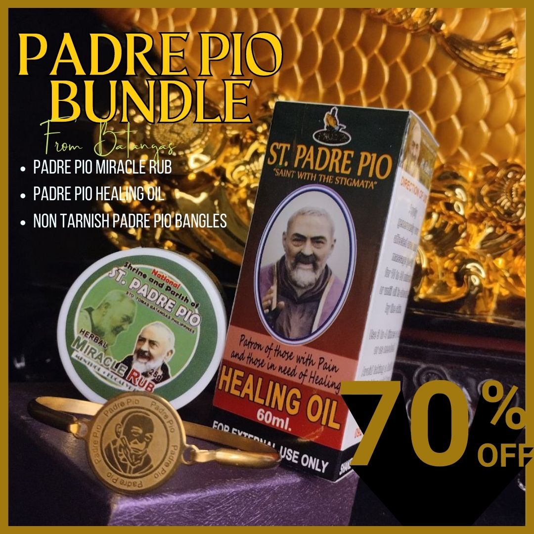 High Quality Padre Pio Bundle Complete Set Of Blessed Padre Pio