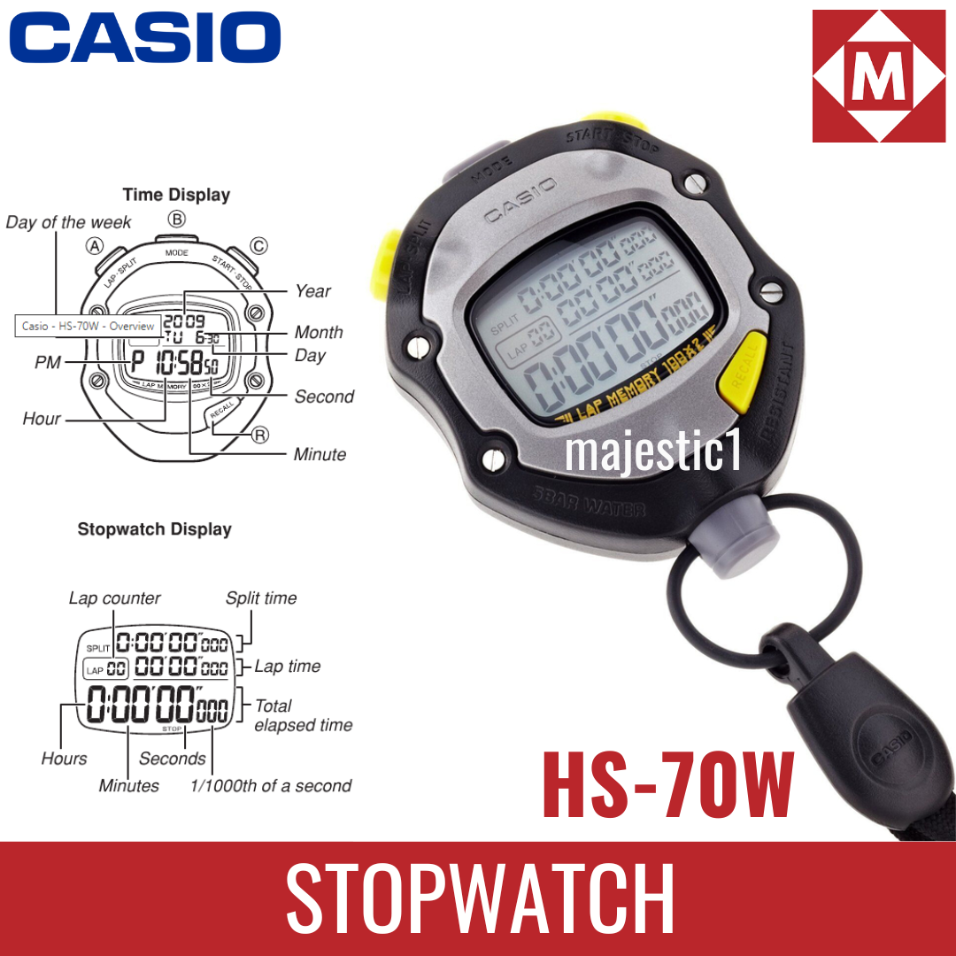 CASIO Original Stopwatch HS 70W Lazada PH