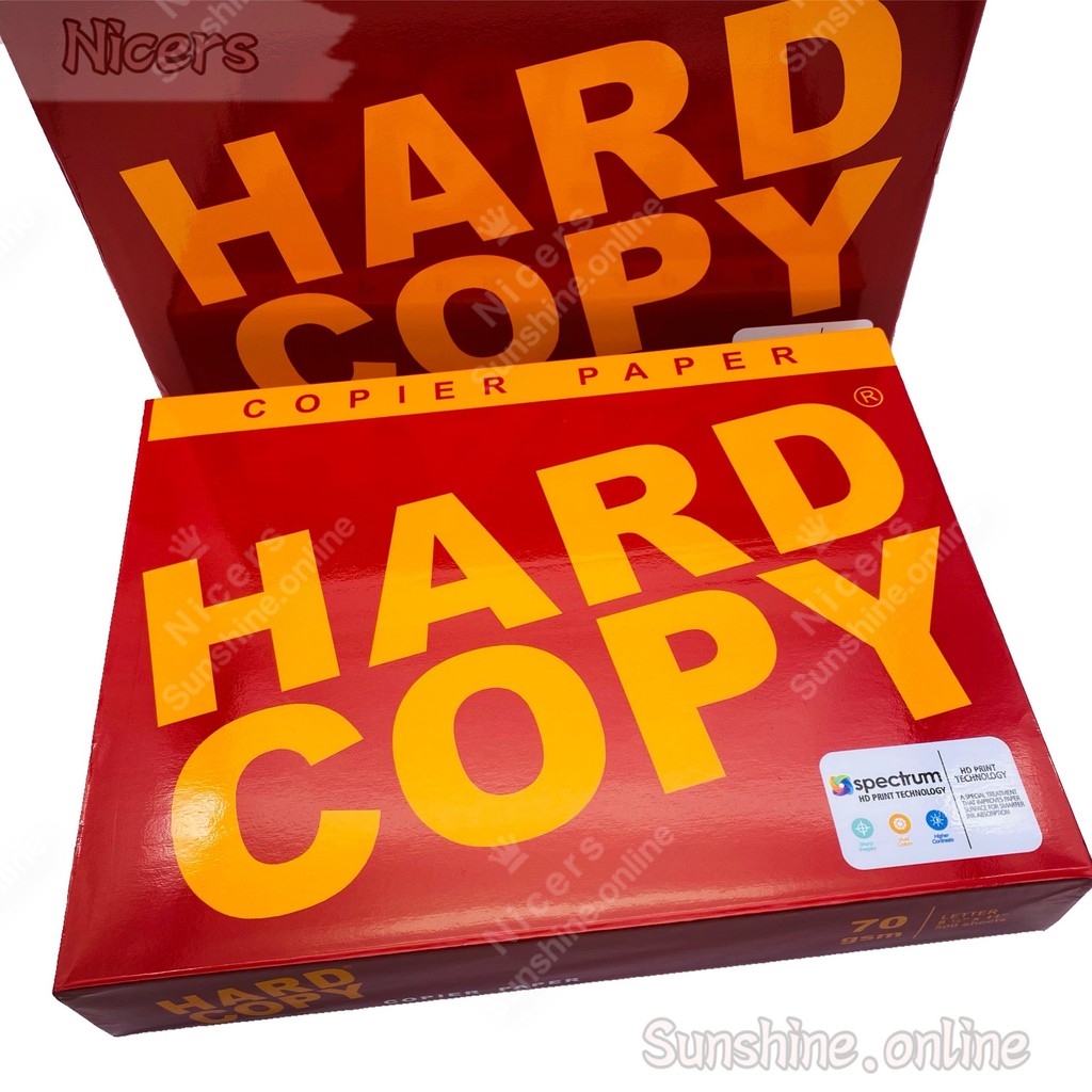 500 Sheets Hard Copy Bond Paper Ultra White Copier Paper Short A4 Long