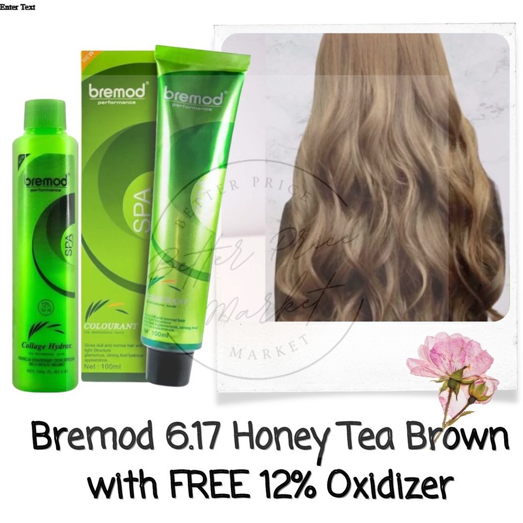 Honey Tea Brown Bremod Hair Color Cream Basic Colors Ml With