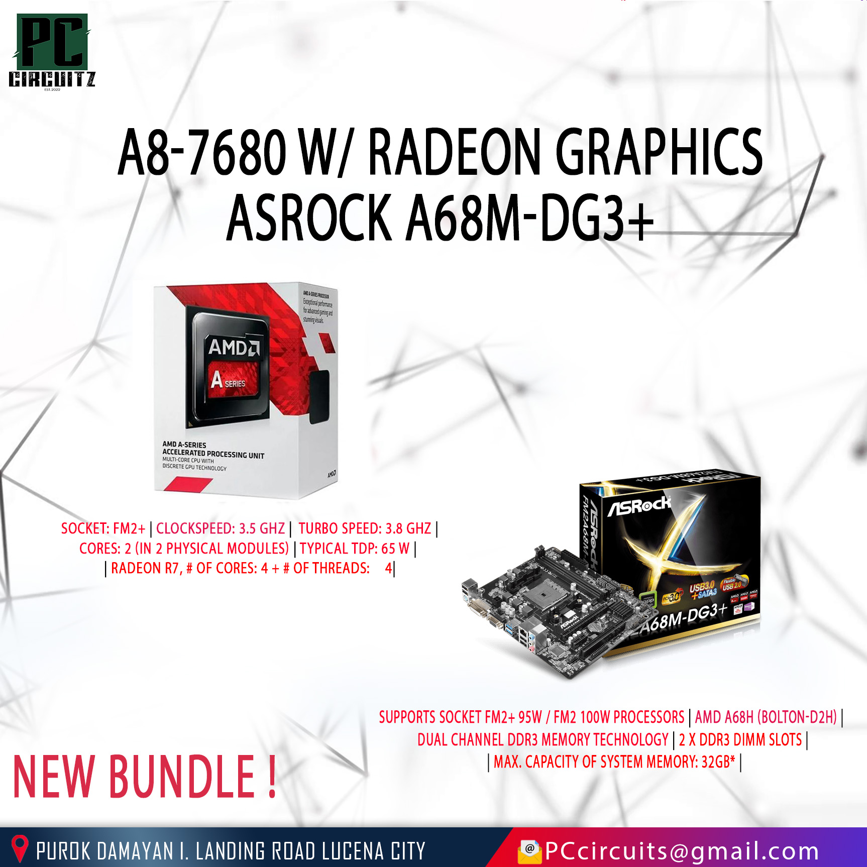 Amd A W Radeon R Graphics Asrock A M Dg Bundle Lazada Ph