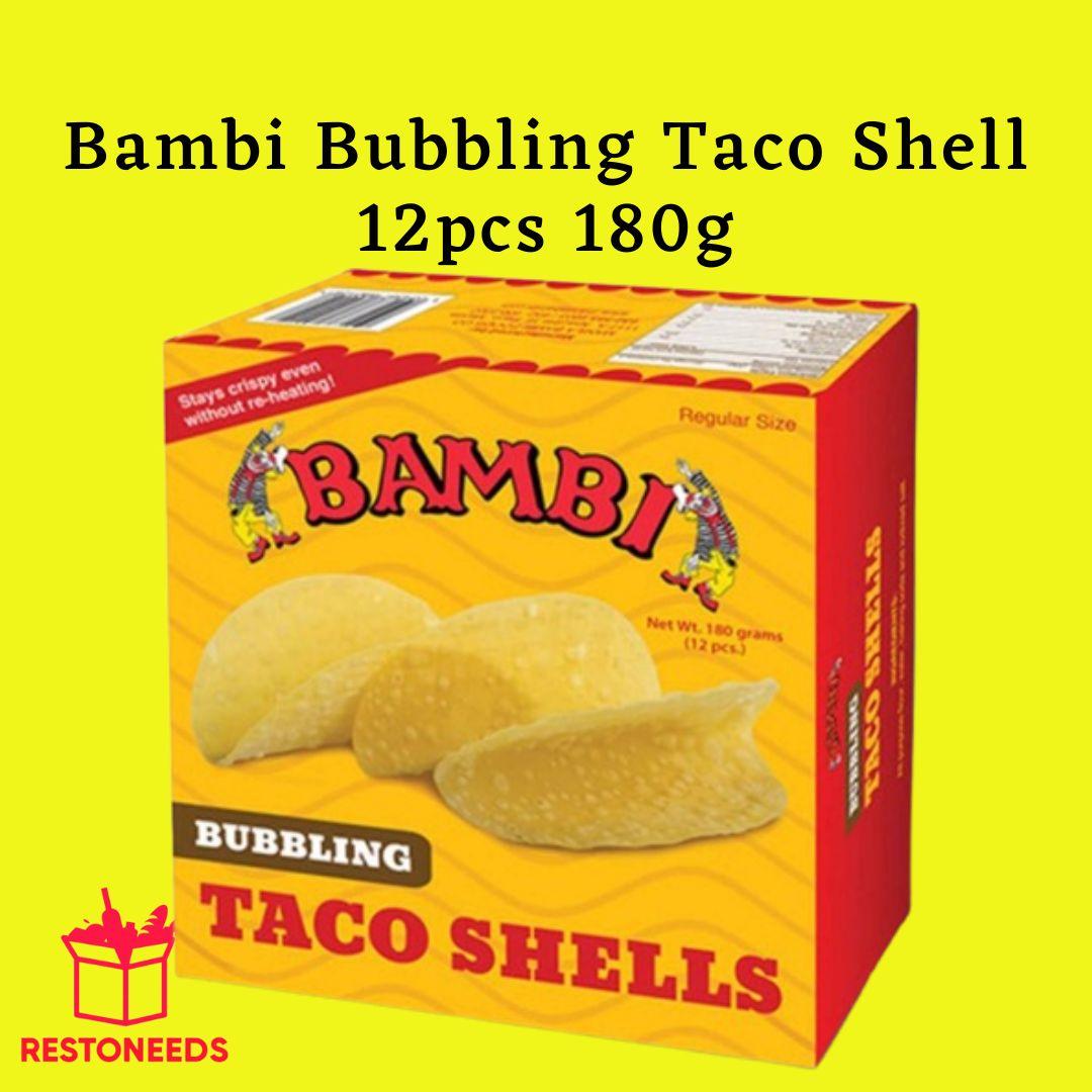 Bambi Bubbling Taco Shell 12pcs 180g Lazada PH