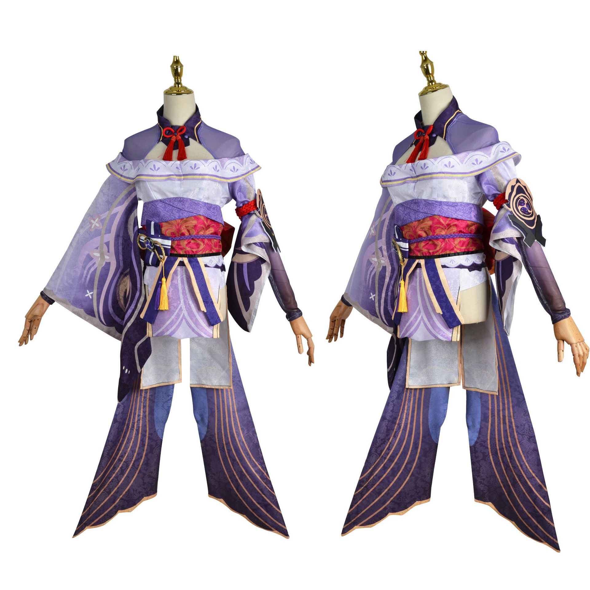 Genshin Impact Raiden Shogun Cosplay Costume Halloween Costumes Full