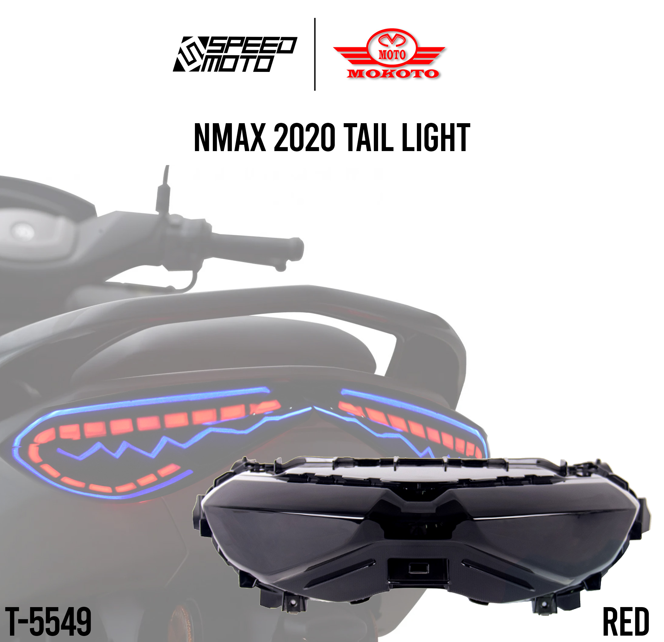 Yamaha Nmax Dual Color Led Signal Light Assy Tail Light