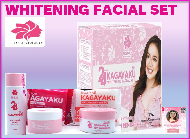 Original Effective Rosmar Kagayaku In Whitening Facial Set Lazada Ph