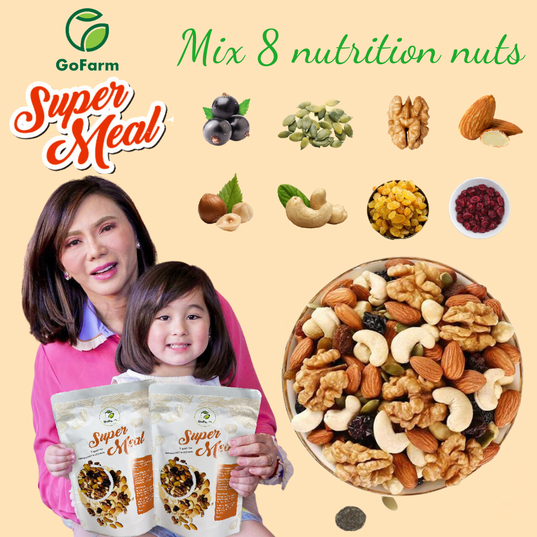 Gofarm Super Meal Granola Mixed Nuts Granola Premium Trail Mixed Nuts