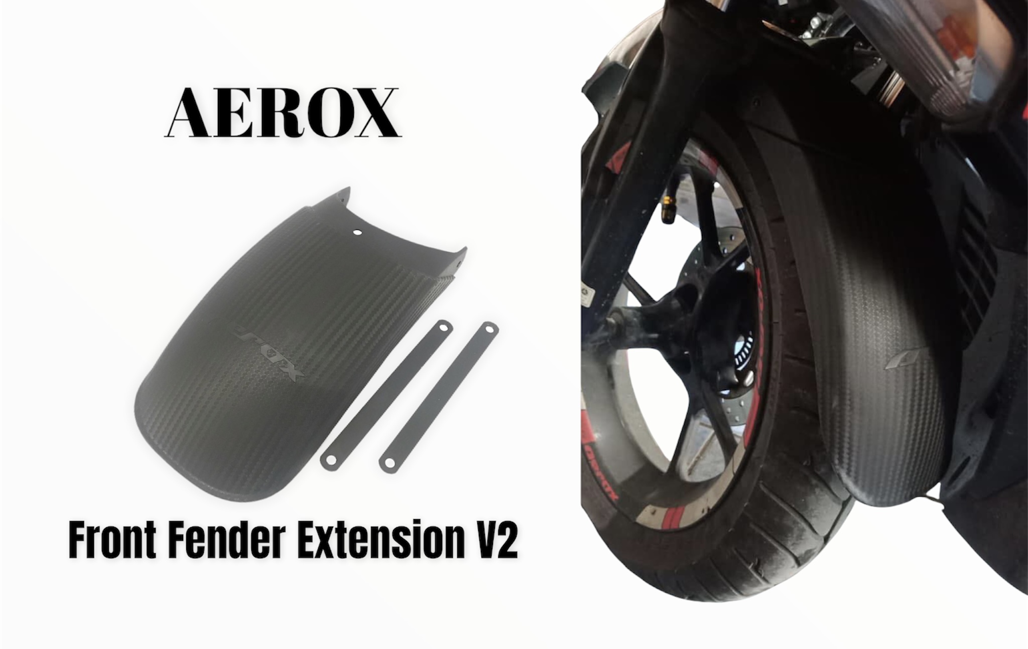 Qlt Aerox Front Fender Extension V Lazada Ph