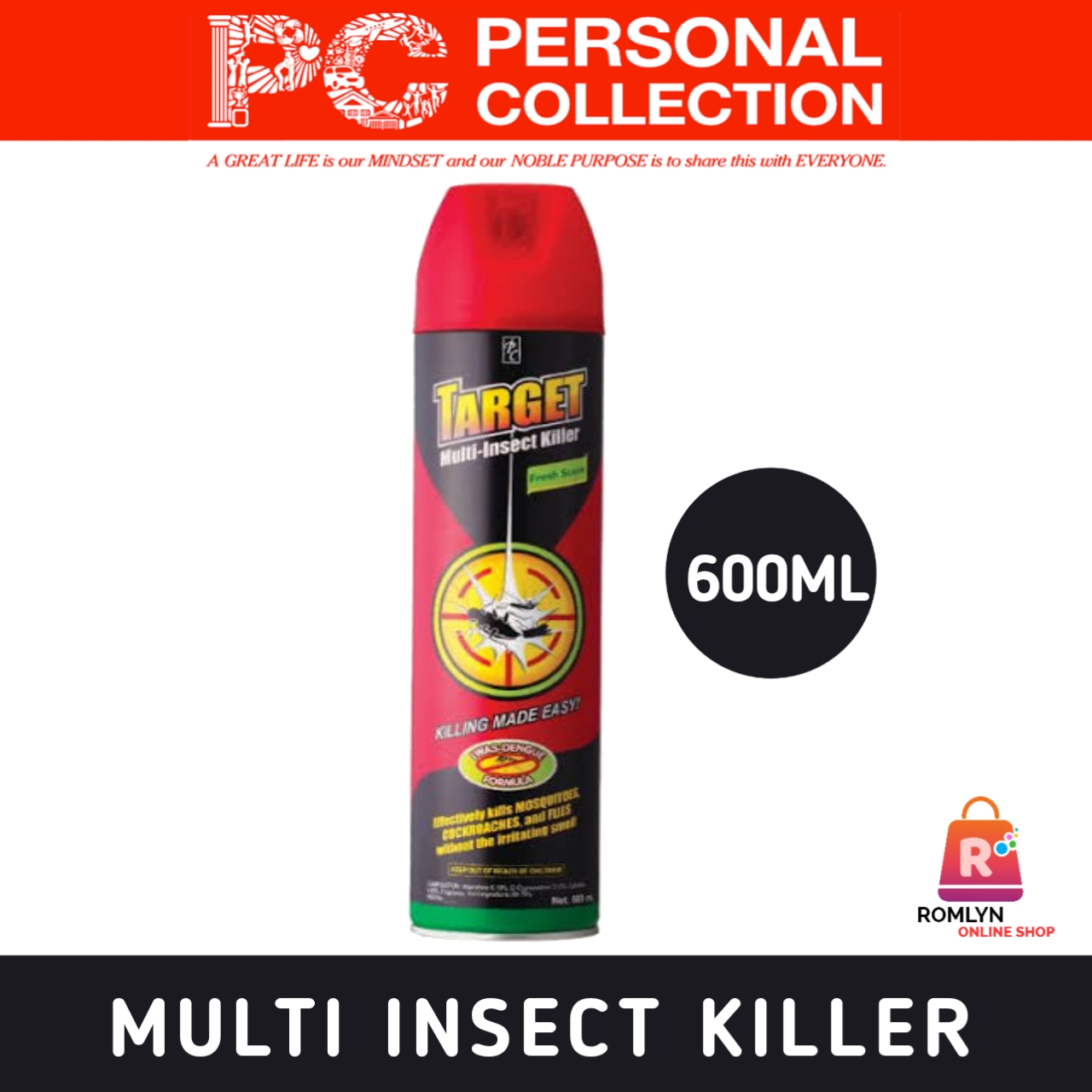 Personal Collection Target Multi Insect Killer Fresh Scent Lazada Ph