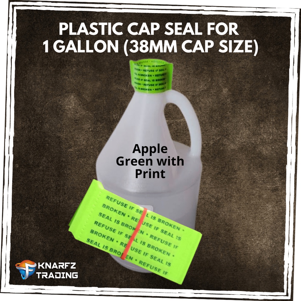 X Mm Mm Plastic Cap Seal Shrink Wrap For Gallon Sold By Pcs