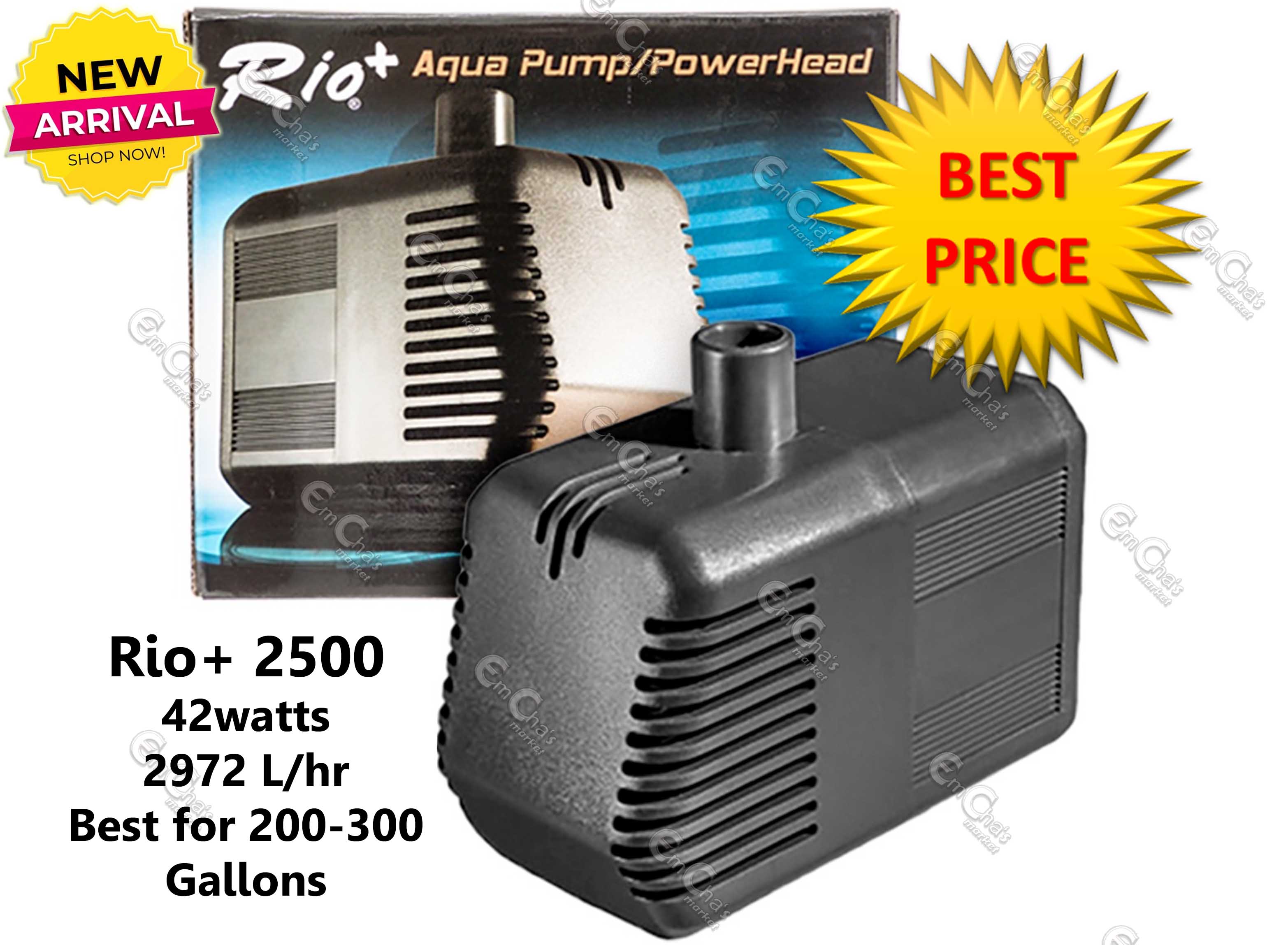 Rio Plus Multipurpose Aquapump Powerhead Watts Ideal For