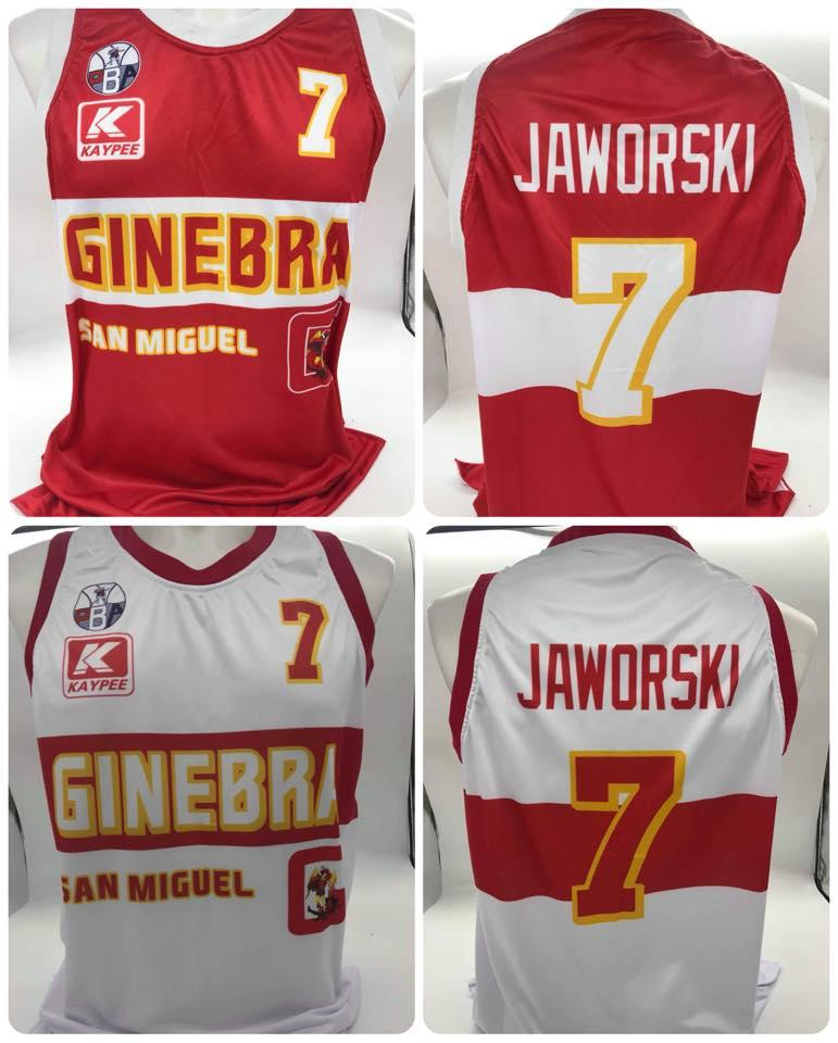 ROBERT JAWORSKI 7 Ginebra San Miguel PBA 1992 Retro Full Sublimation