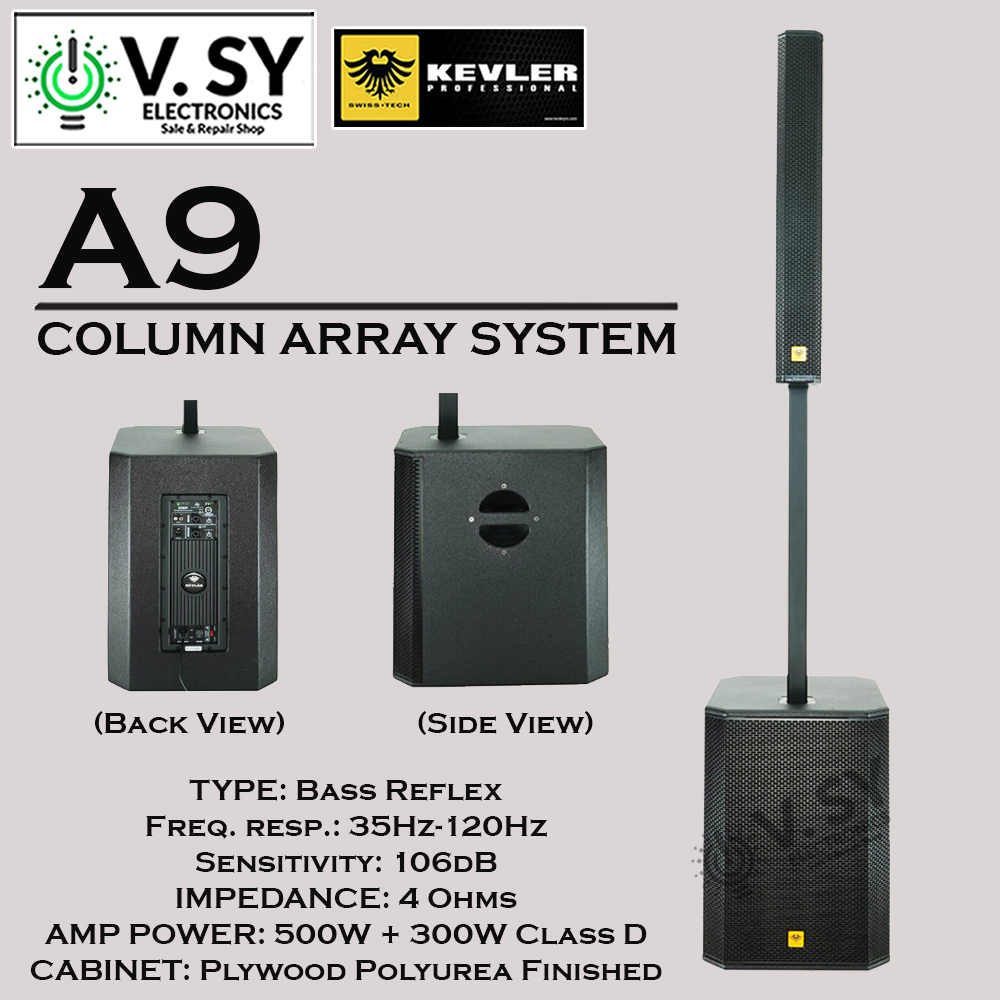 Original Kevler Professional A Column Array Speaker System