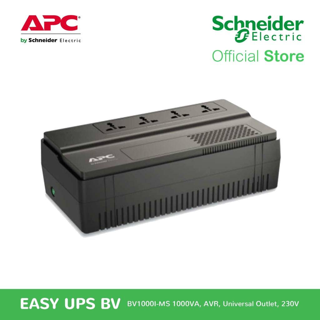 APC Easy UPS BV1000I MS EASY UPS BV 1000VA AVR Universal Outlet 230V