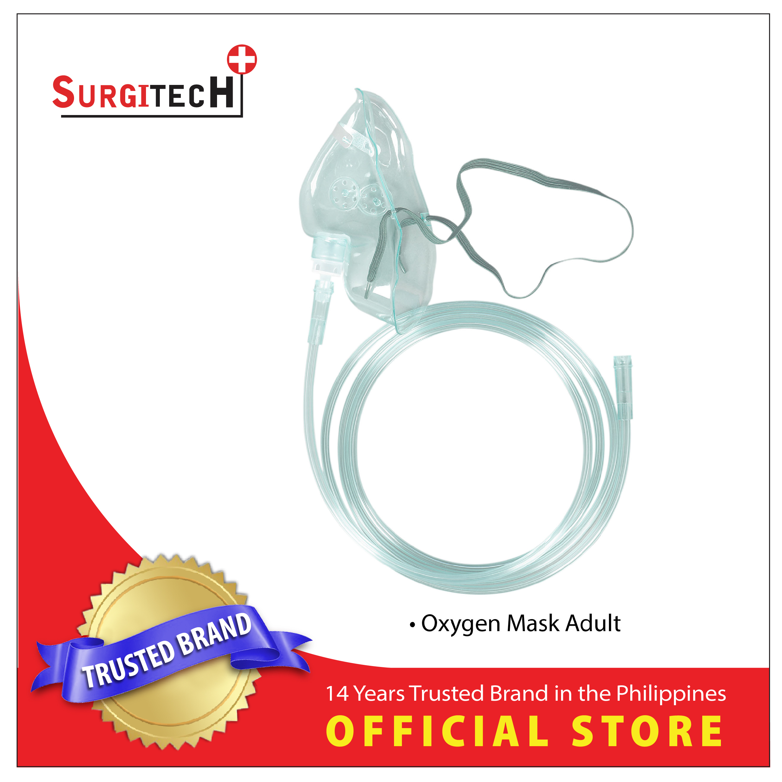 Surgitech Oxygen Mask For Adult Lazada PH