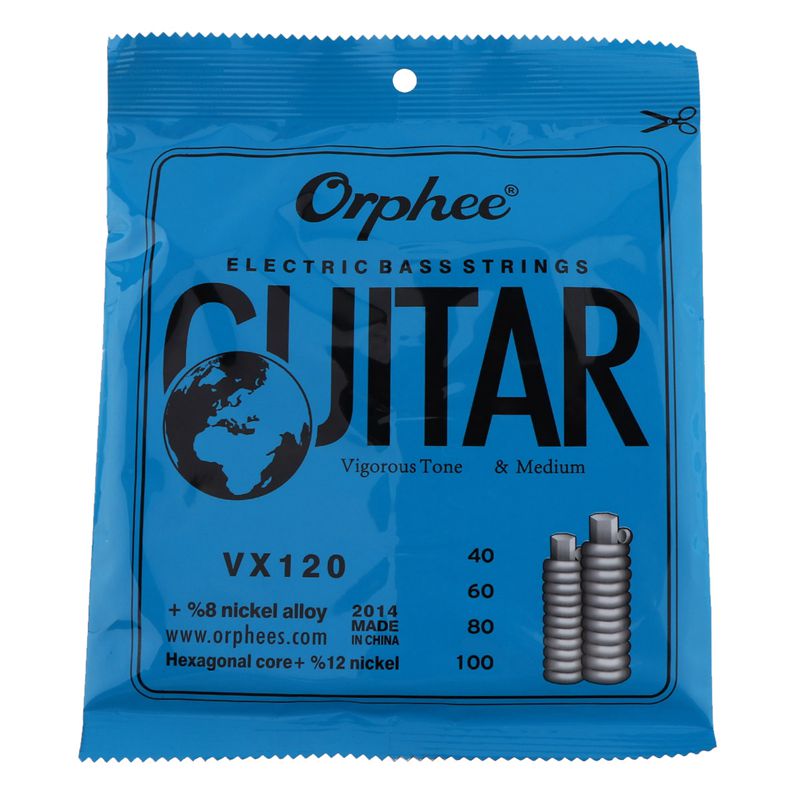 Orphee Pcs Set Vx Bass Strings Nickel Alloy Vigorous Tone