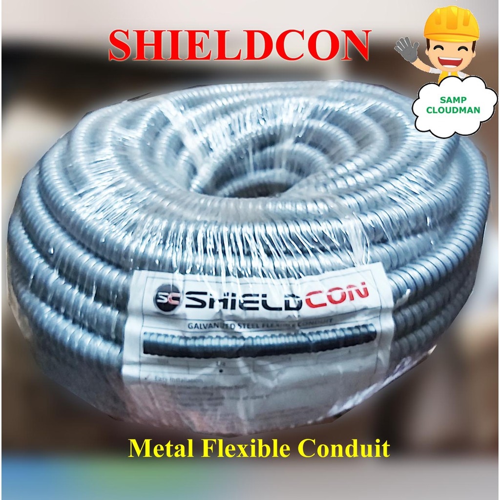 Shieldcon Metal Flexible Conduit Hose Electrical Galvanized