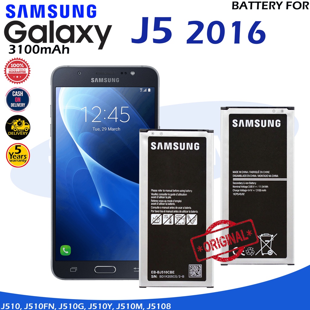 Samsung Galaxy J5 2016 J510 Battery Model EB BJ510CBE High Quality