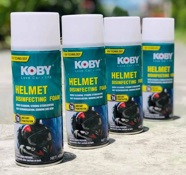 KOBY HELMET DISINFECTING SPRAY FOAM 450ml Lazada PH