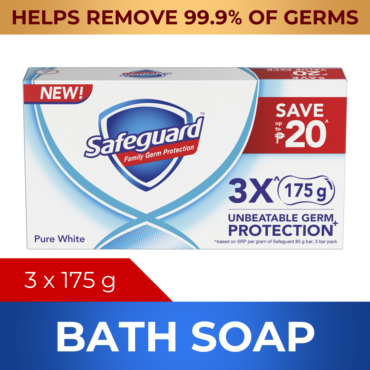 Safeguard Bar Soap Pure White G S Lazada Ph